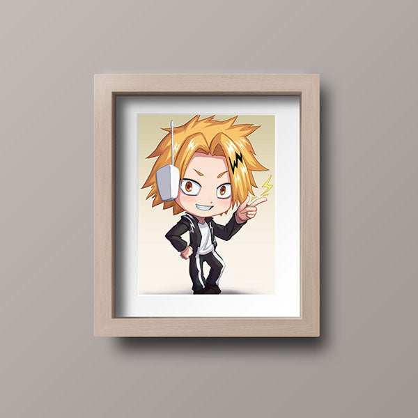 Denki Chibi Mini Print - nayukidraws