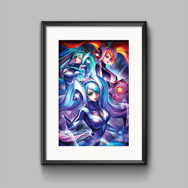 DJ Sona Poster Print - nayukidraws