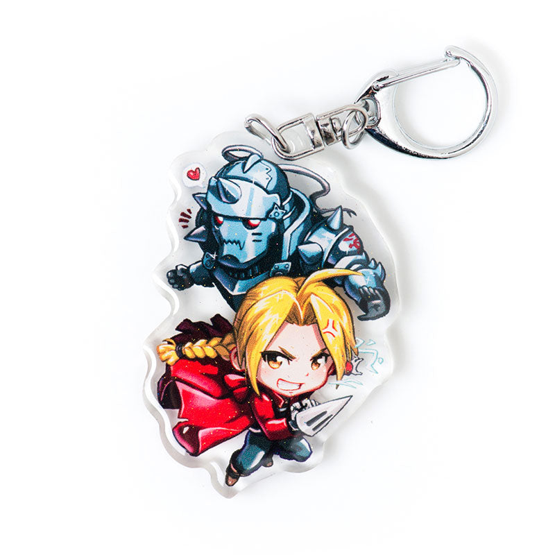 Edward & Alphonse Elric Acrylic Charm Keychain