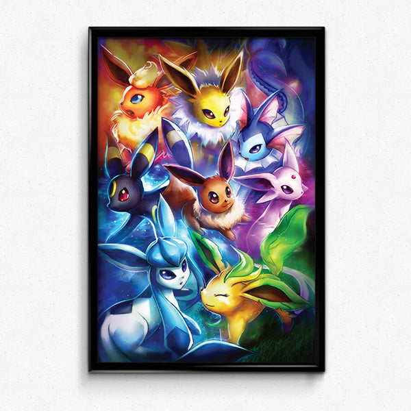 Eeveelutions Ver. 1 Poster Print