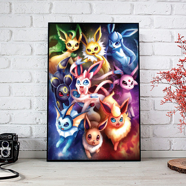 Eeveelution (shiny version) Poster Print