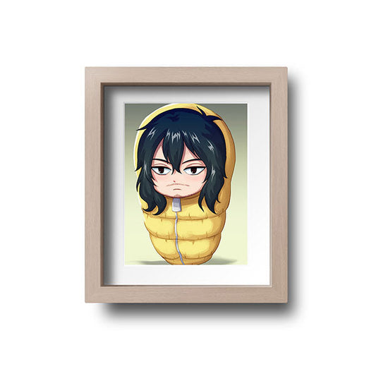 Eraserhead Aizawa Chibi Mini Print - nayukidraws