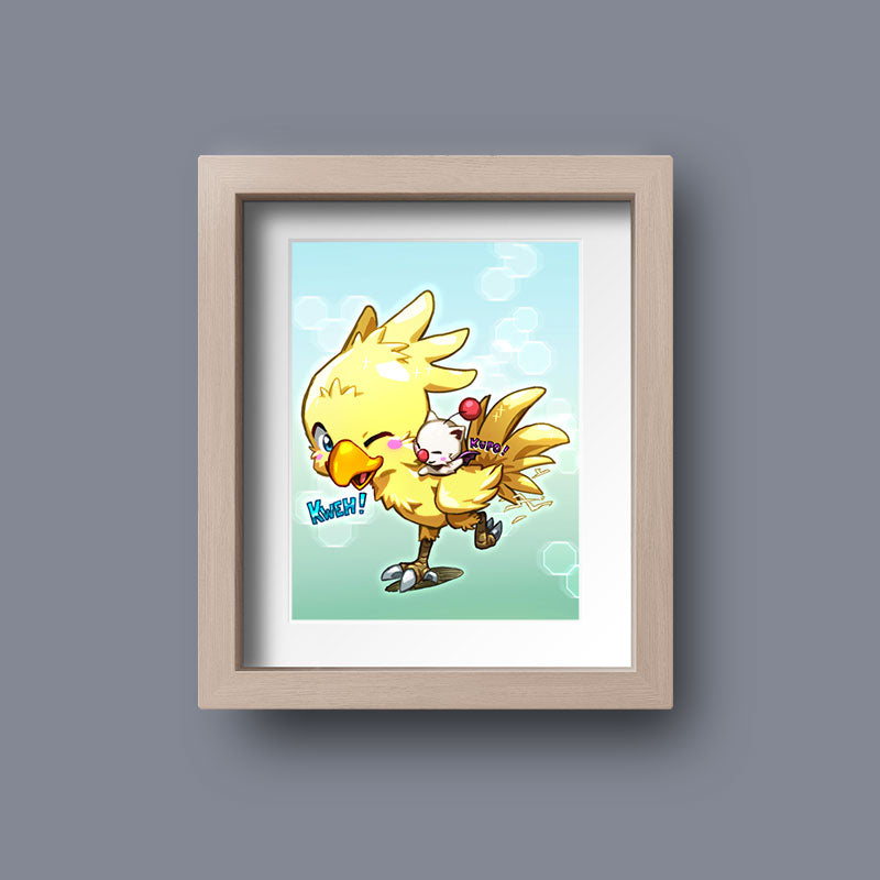 Chocobo Mini Print