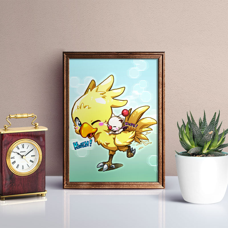 Chocobo Mini Print