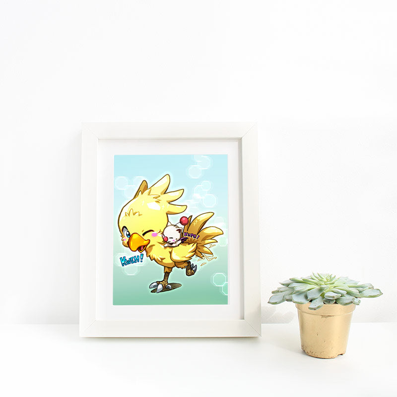 Chocobo Mini Print