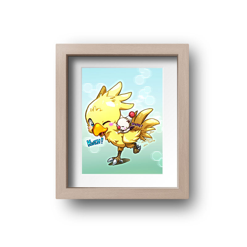 Chocobo Mini Print