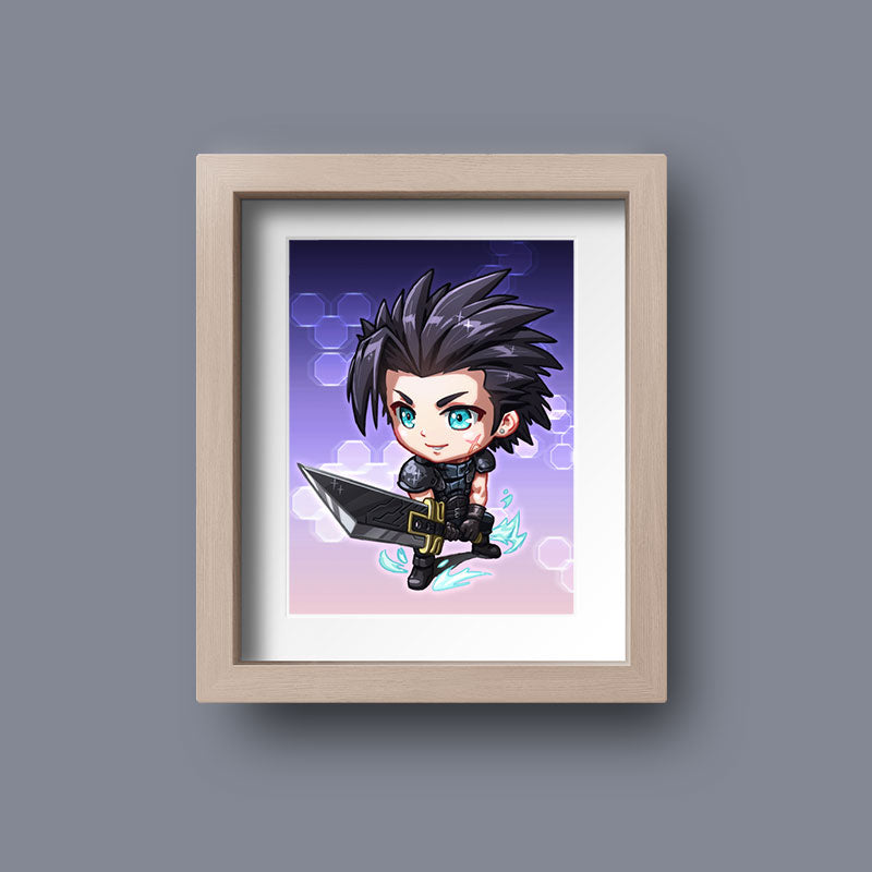 Zack Fair Mini Print