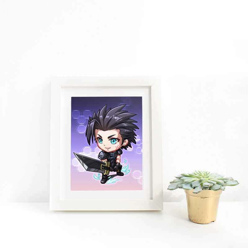 Zack Fair Mini Print