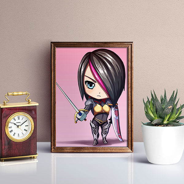 Fiora Chibi Mini Print - nayukidraws