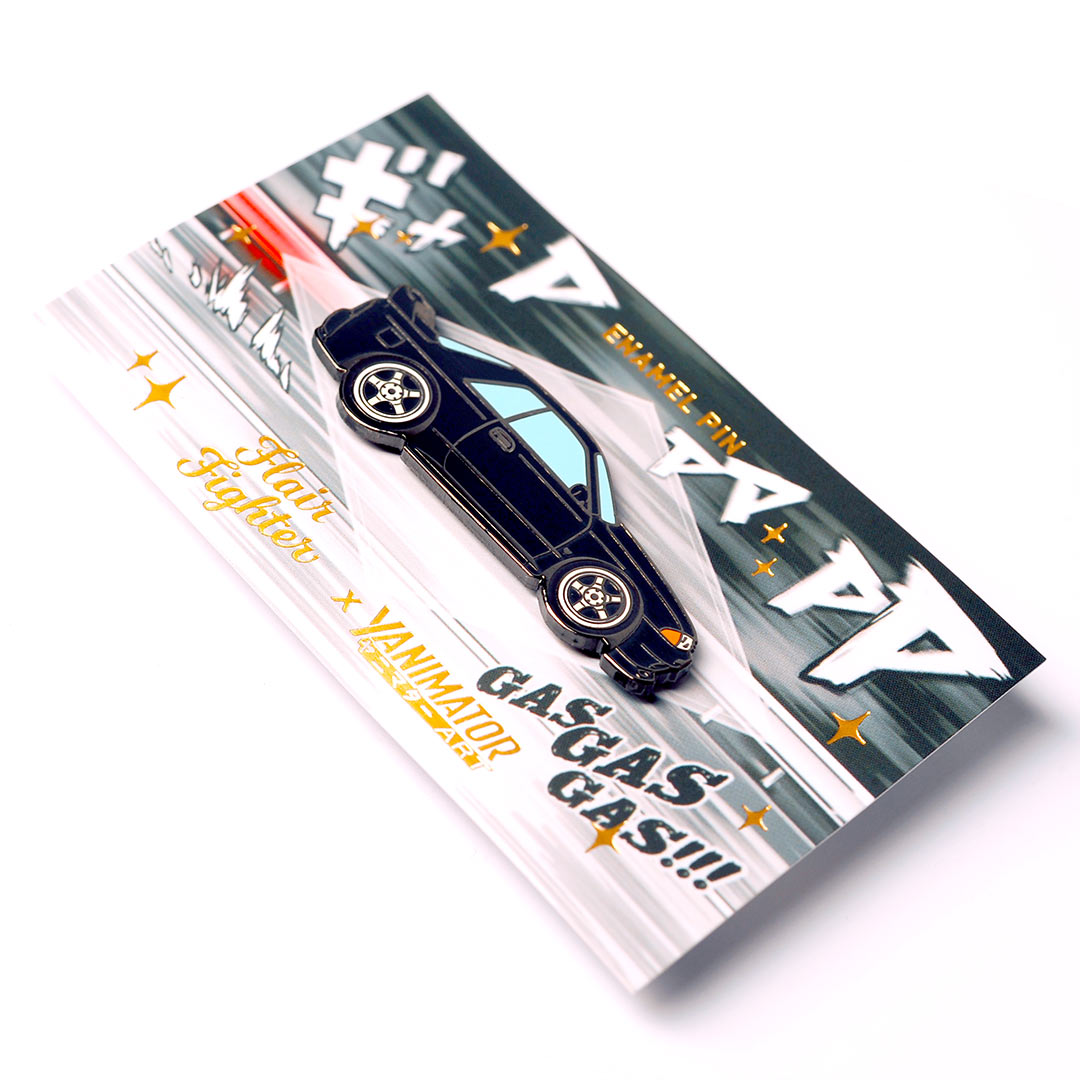 R32 Skyline GT-R Black GTR Metal Enamel Pin