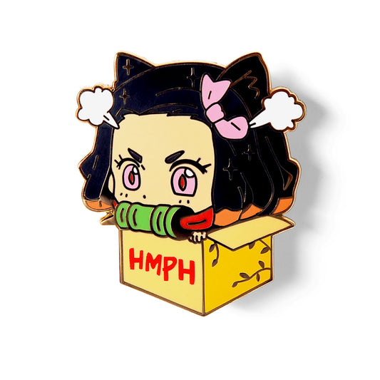 Nezuko Box HMPH Enamel Pin