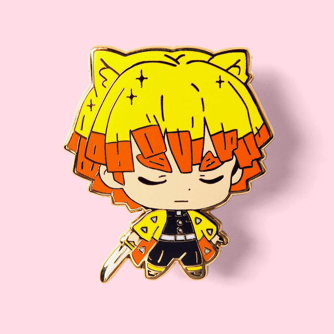 factory sales Kireipins Demon Slayer Zenitsu Tarot Card Pin