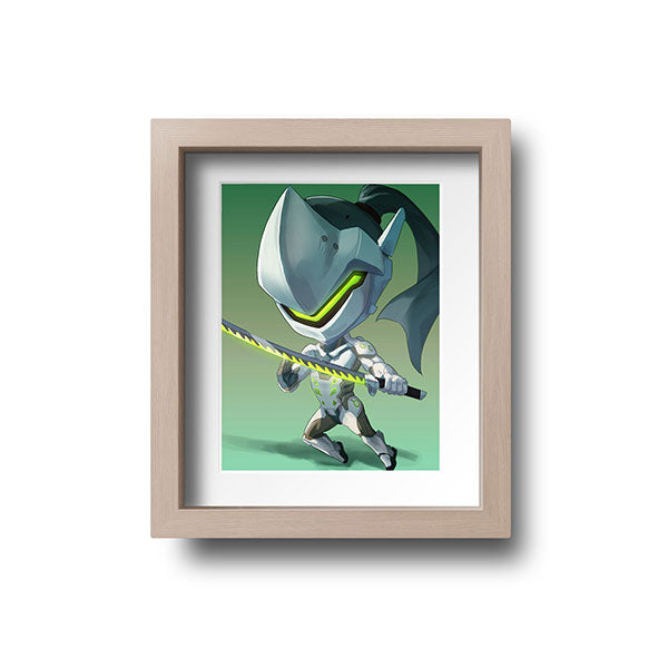 Genji Chibi Mini Print