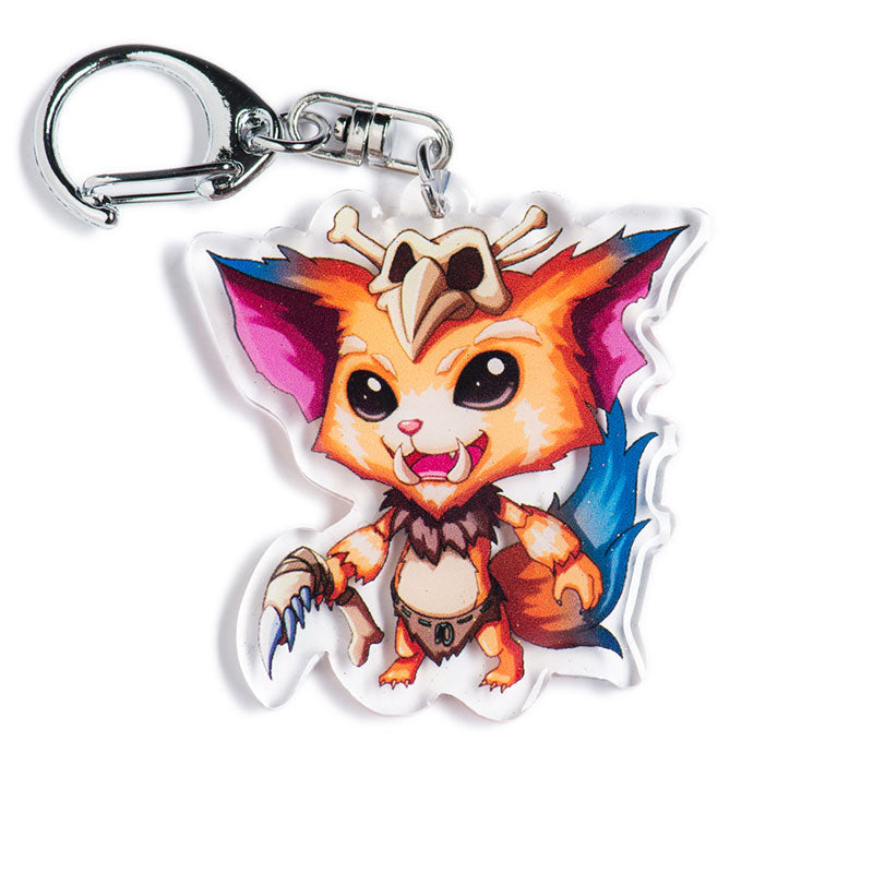 Gnar Acrylic Keychain - nayukidraws