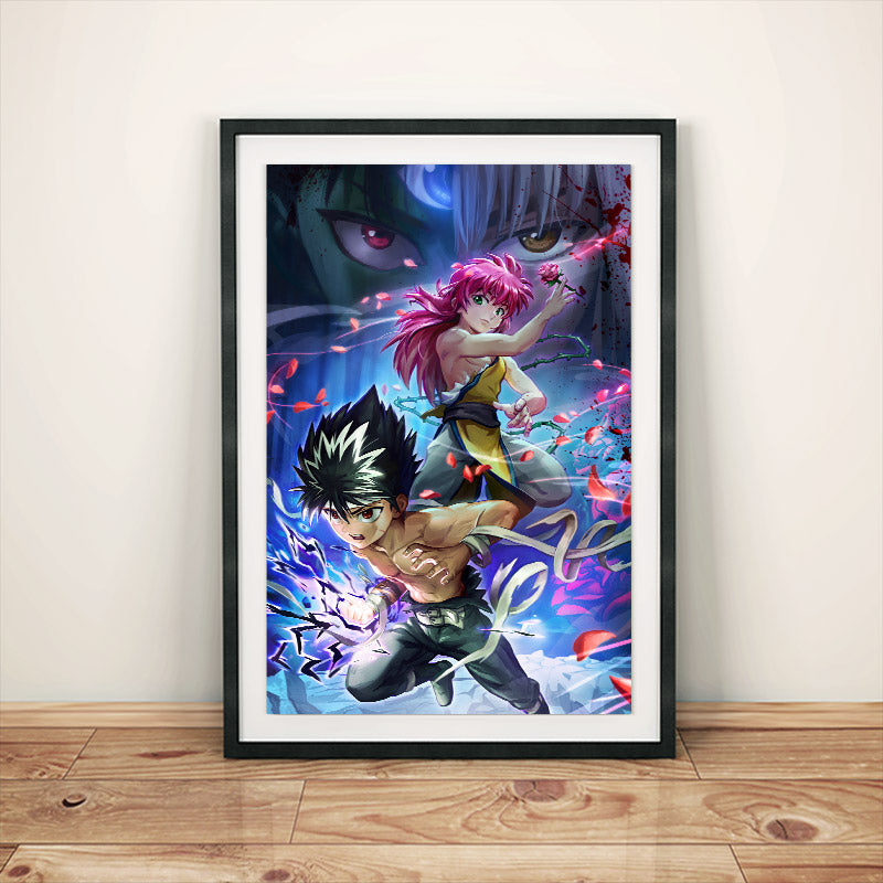 Hiei and Kurama Poster Print