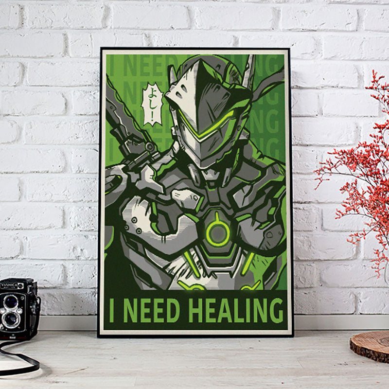 I NEED HEALING Genji Poster Print
