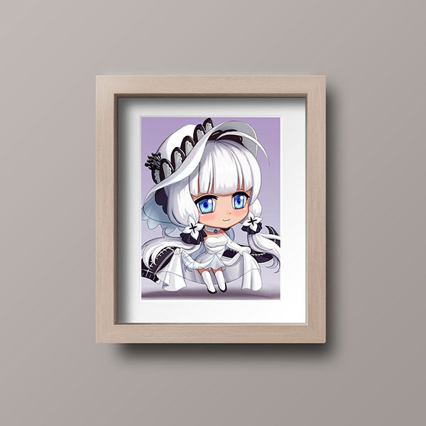 Illustrious Chibi Mini Print - nayukidraws