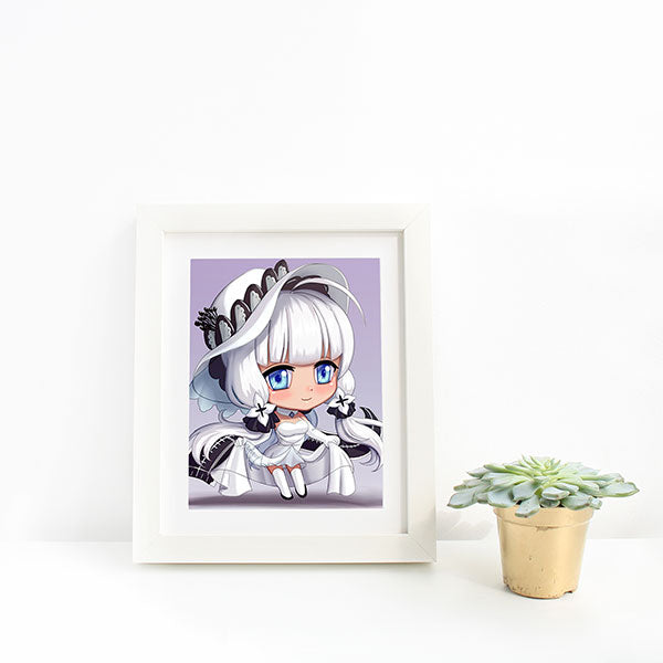 Illustrious Chibi Mini Print - nayukidraws