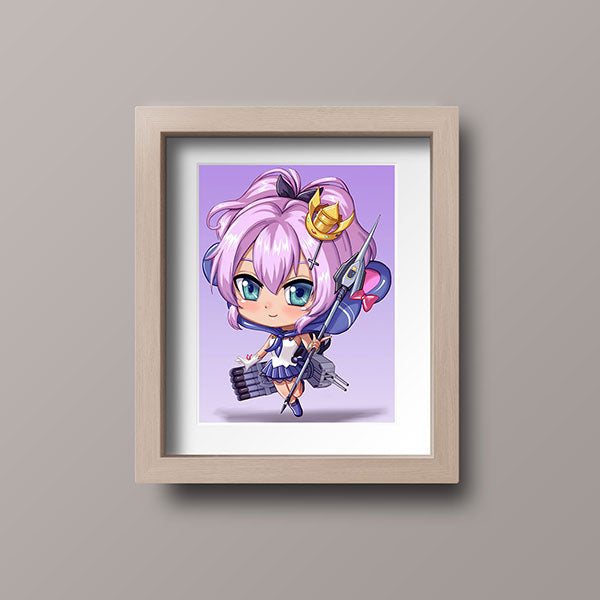 Javelin Chibi Mini Print - nayukidraws