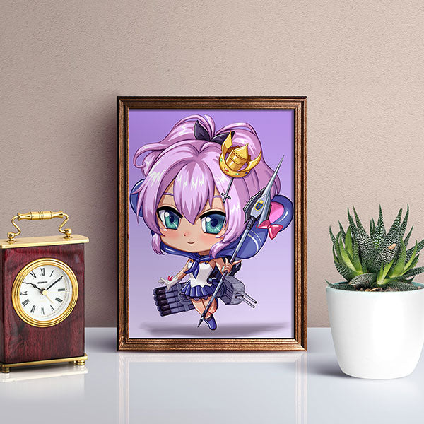 Ship Waifus Chibi Mini Prints FULL SET [14 PCS] – YanimatorART