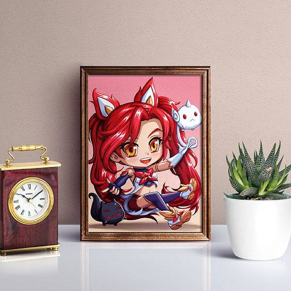 Star Guardian Jinx Chibi Mini Print - nayukidraws