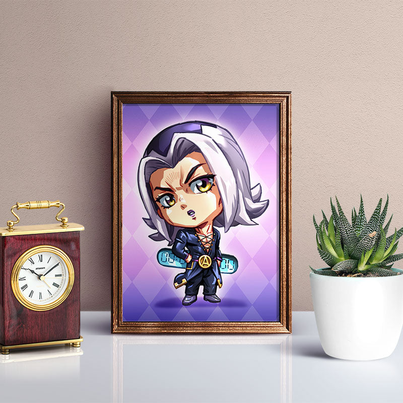 Abbacchio Leone Mini Print