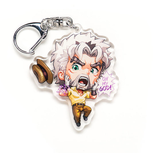 Joseph Joestar (Old) Acrylic Charm Keychain