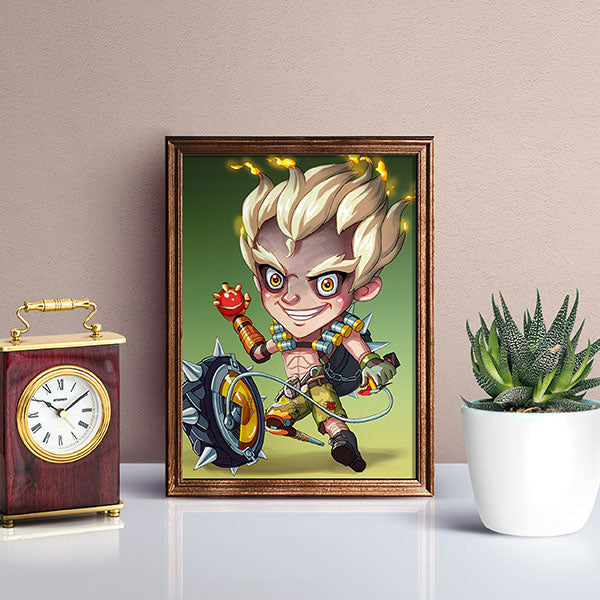 Junkrat Chibi Mini Print