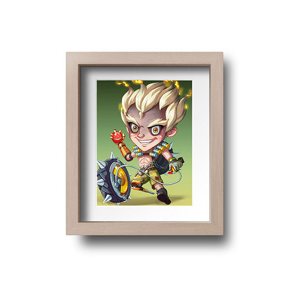 Junkrat Chibi Mini Print