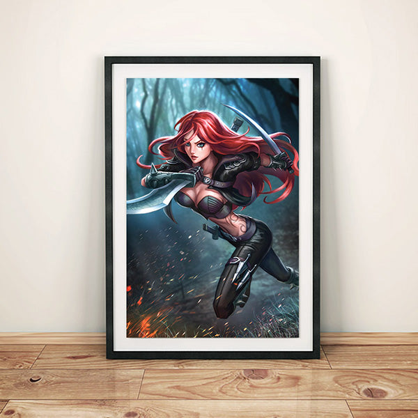 Katarina Poster Print - nayukidraws