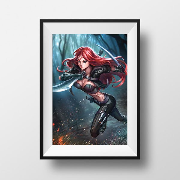 Katarina Poster Print - nayukidraws