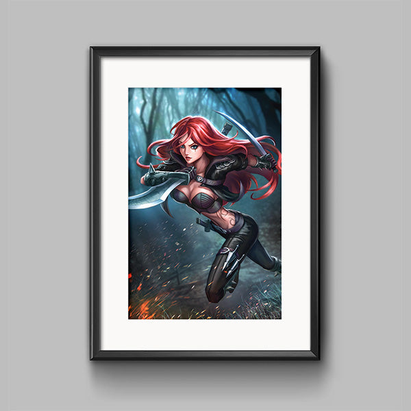 Katarina Poster Print - nayukidraws