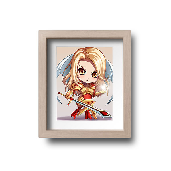 Kayle Chibi Mini Print - nayukidraws