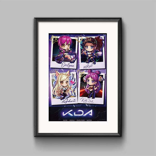 KDA Group Poster Print - nayukidraws