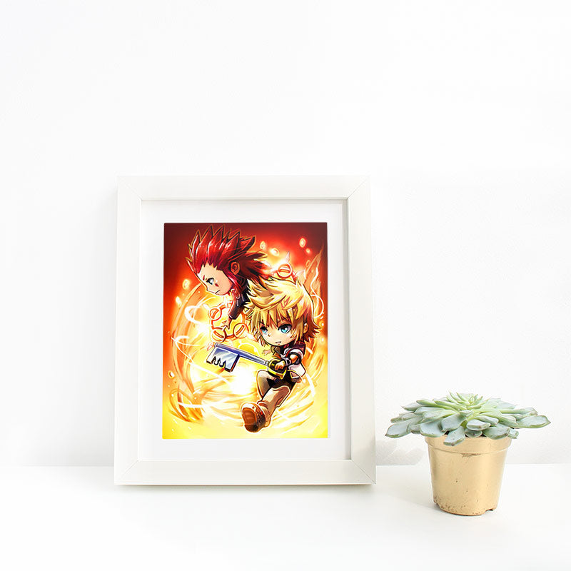 Axel and Roxas Mini Print