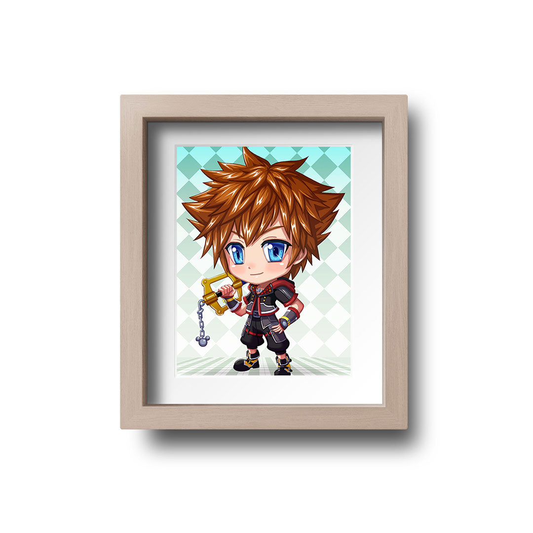 Yanimator Sora Chibi Mini Print – YanimatorART