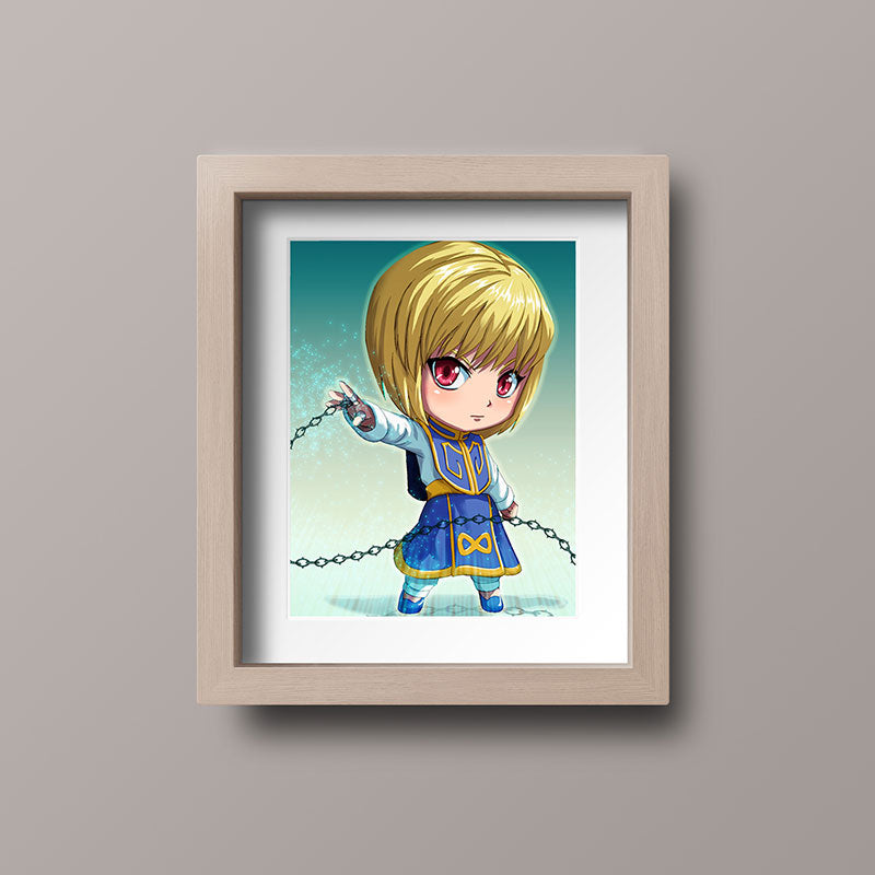 Kurapika Chibi Mini Print - nayukidraws