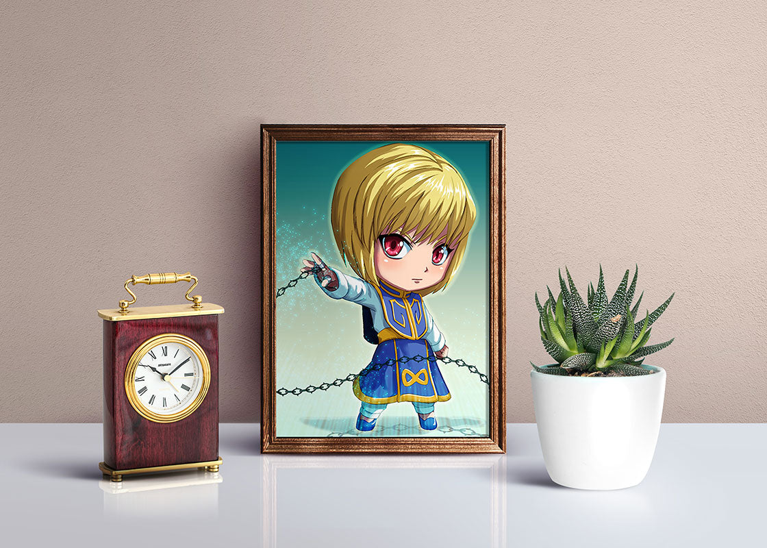 Kurapika Chibi Mini Print - nayukidraws