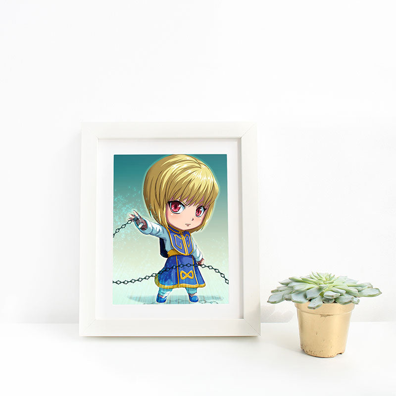 Kurapika Chibi Mini Print - nayukidraws