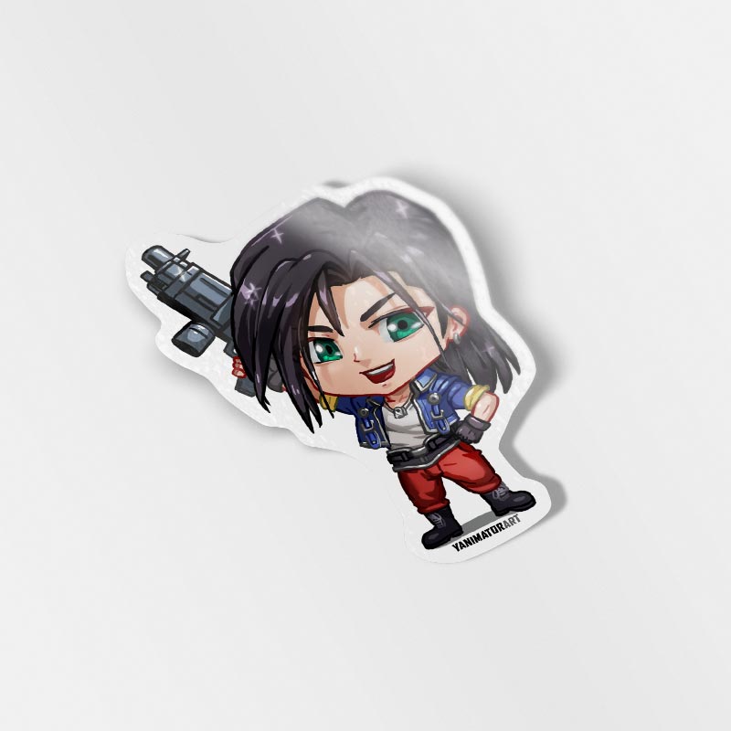 【希少品】FF8 ステッカーコレクション　98/100 セミコンプ FF8 Vinyl Sticker FULL SET [9 PCS] – YanimatorART