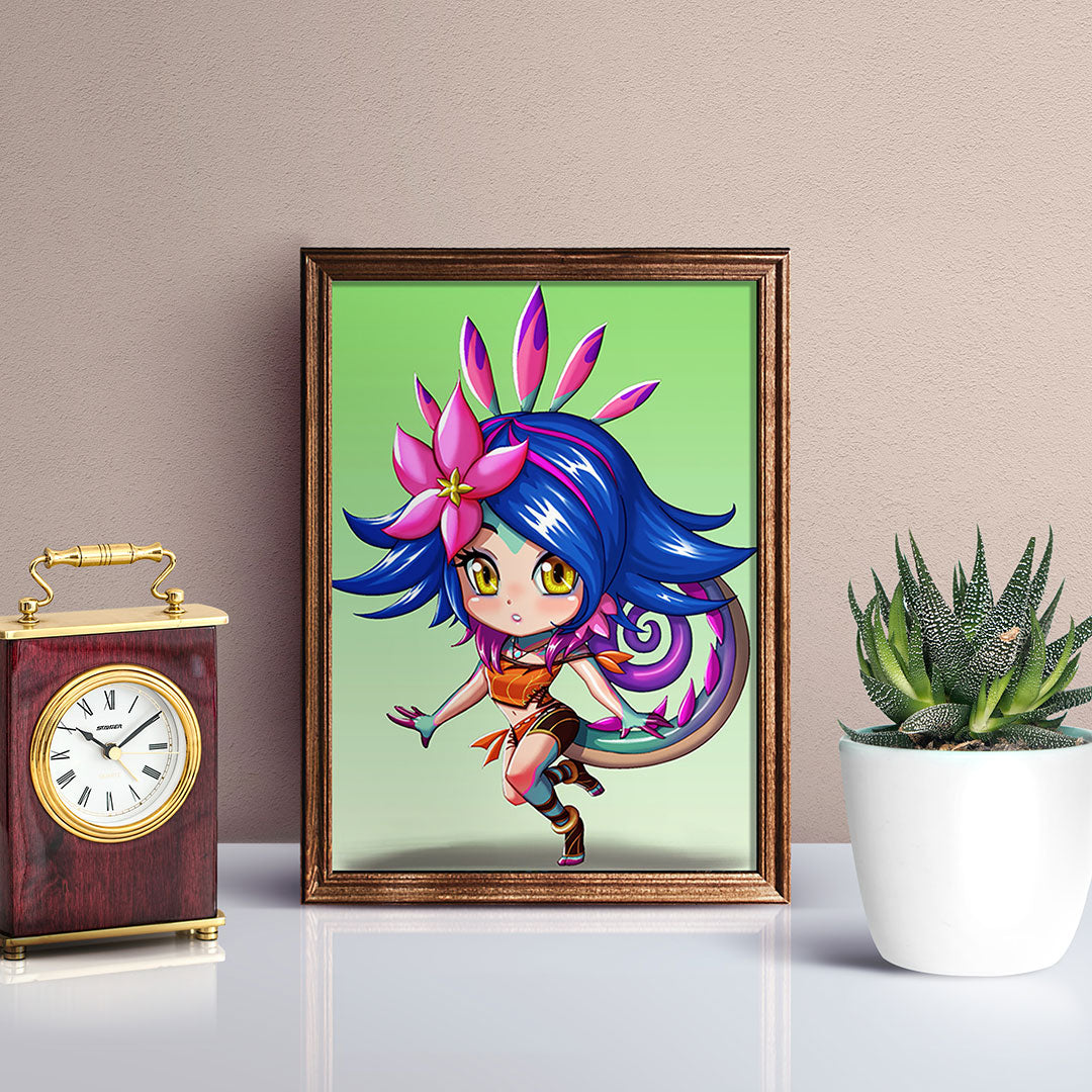 Neeko Chibi Mini Print - nayukidraws