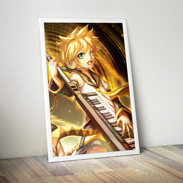 Len Kagamine Poster Print - nayukidraws