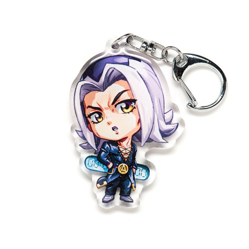 JJBA PART 5 - Acrylic Charm Keychain FULL SET [8PCS