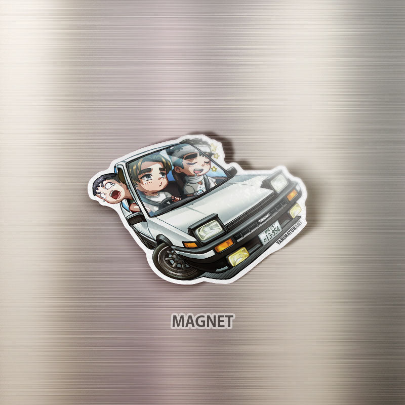 Initial D Cars - T Magnet FULL SET [11 PCS]
