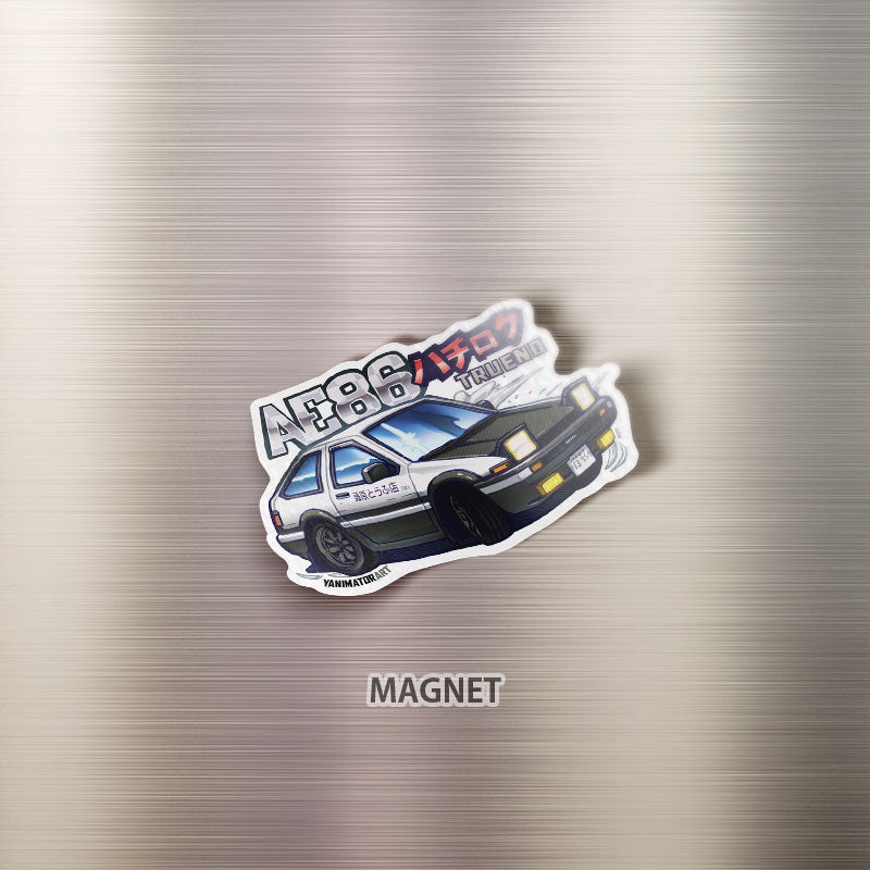Initial D Cars - T Magnet FULL SET [11 PCS]