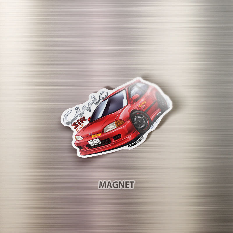 EG6 Civic SiR Red Magnet
