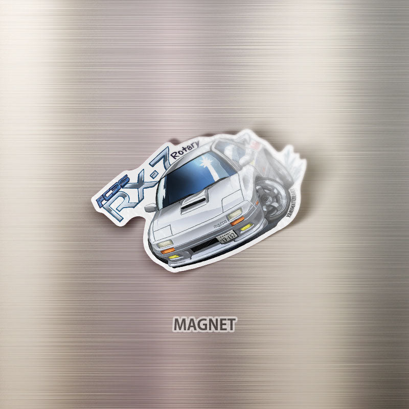 FC3S RX-7 White Magnet