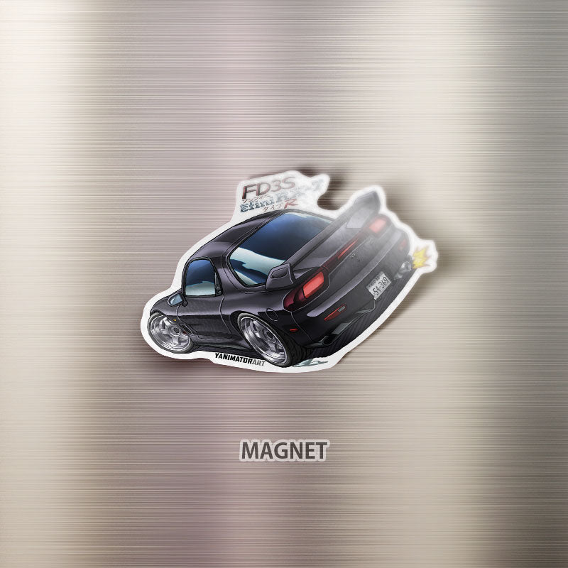 Initial D Cars - Maz Magnet FULL SET [7 PCS]