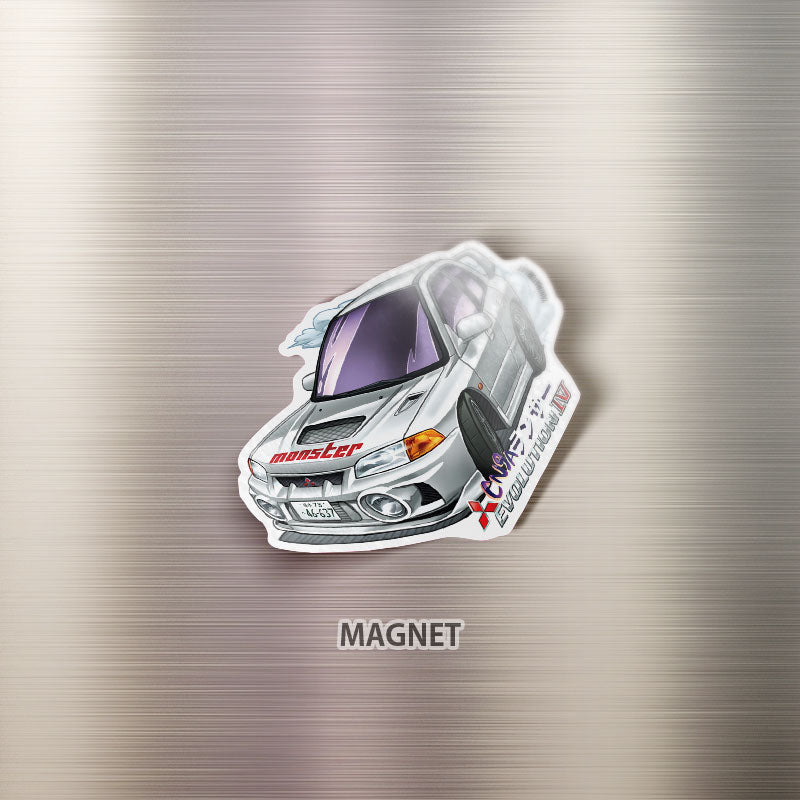 Initial D Cars - Mitsub Magnet FULL SET [3 PCS]