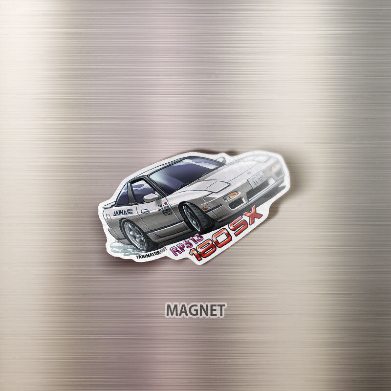 S13 180SX 240SX White Magnet